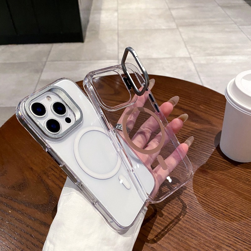 Magnetic Charging Stand - ขาตั้งเลนส์หรูหราสำหรับเคสโทรศัพท์ Magsafe สำหรับ iPhone 18 Pro