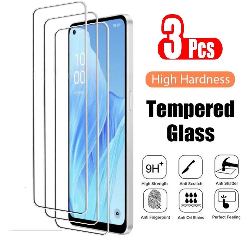 Oppo A78 - 3 ชิ้นกระจกนิรภัยสําหรับ OPPO A55 A55S A57