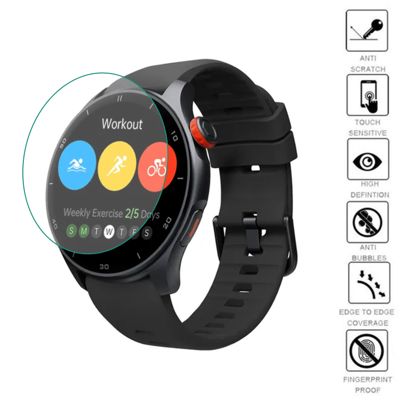 Motorola Smartwatch Accessories - ฟิล์มป้องกันอัจฉริยะแบบใสนิ่ม TPU สำหรับ iGPSPORT LW10สมาร์ทวอท์ชอุปกรณ์เสริมฝาครอบป้องกันหน้าจอ5ชิ้น