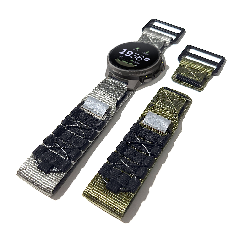 Solo Loop Strap - สายรัดไนลอนถักแนวยุทธวิธีสำหรับ Suunto VERTICAL/Suunto 9 Peak pro/