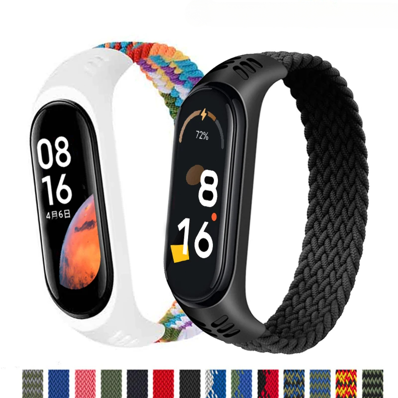 Solo Loop Strap - สายรัดข้อมือสำหรับ Xiaomi Mi Band 6 7