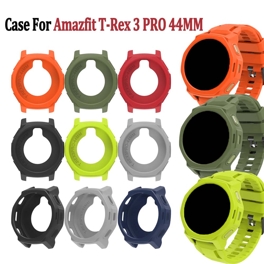 Amazfit Smartwatch Accessories - อุปกรณ์เสริมเคสสมาร์ทวอทช์ - เคสนาฬิกาซิลิโคนลำลองทันสมัย - เคสป้องกันการตกกระแทก -