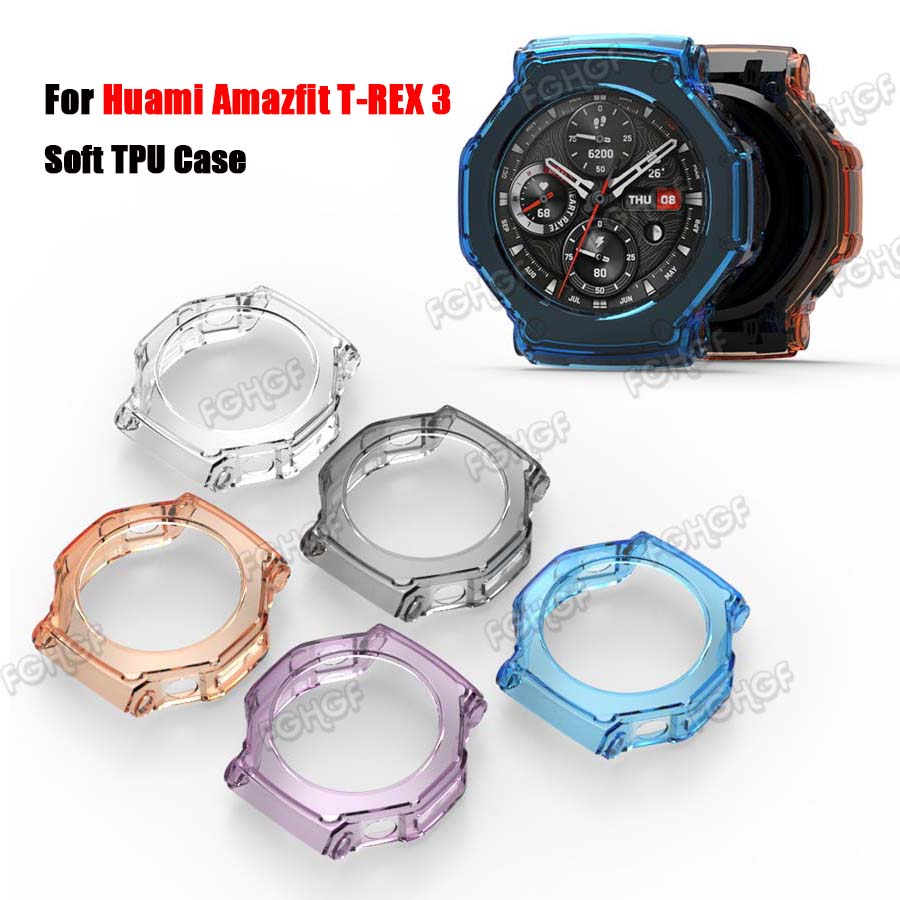 Amazfit Smartwatch Accessories - ป้องกันสําหรับ Amazfit T-REX 3 กันชน Soft