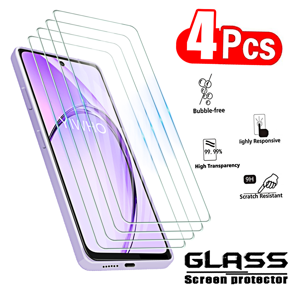 Oppo A78 - 4 ชิ้นกระจกนิรภัยสำหรับออปโป้ A80 A60 A40M A79