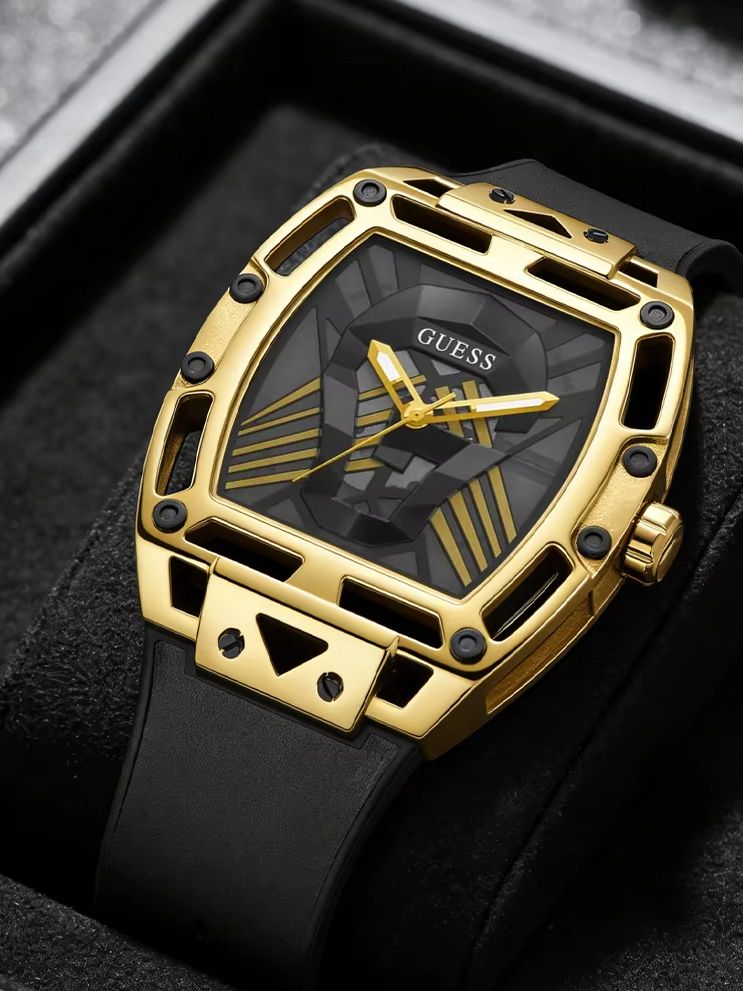 Smartwatch Guess - GUESS นาฬิกาควอทซ์ผู้ชาย GW0500G1 สายโลหะทูโทนโครโนกราฟของขวัญสุดหรูสำหรับธุรกิจปาร์ตี้สามี