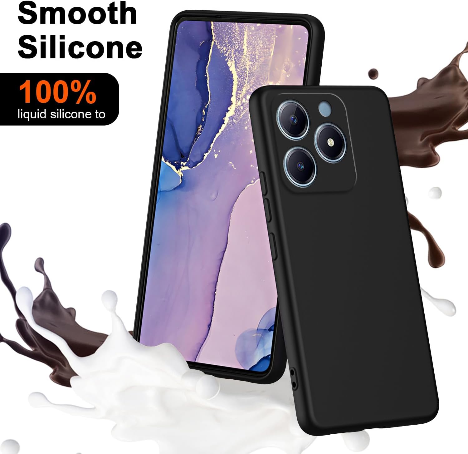 ซิลิโคนเหลวแบบยืดหยุ่นสําหรับR - Realme C67 บทวิจารณ์และราคา