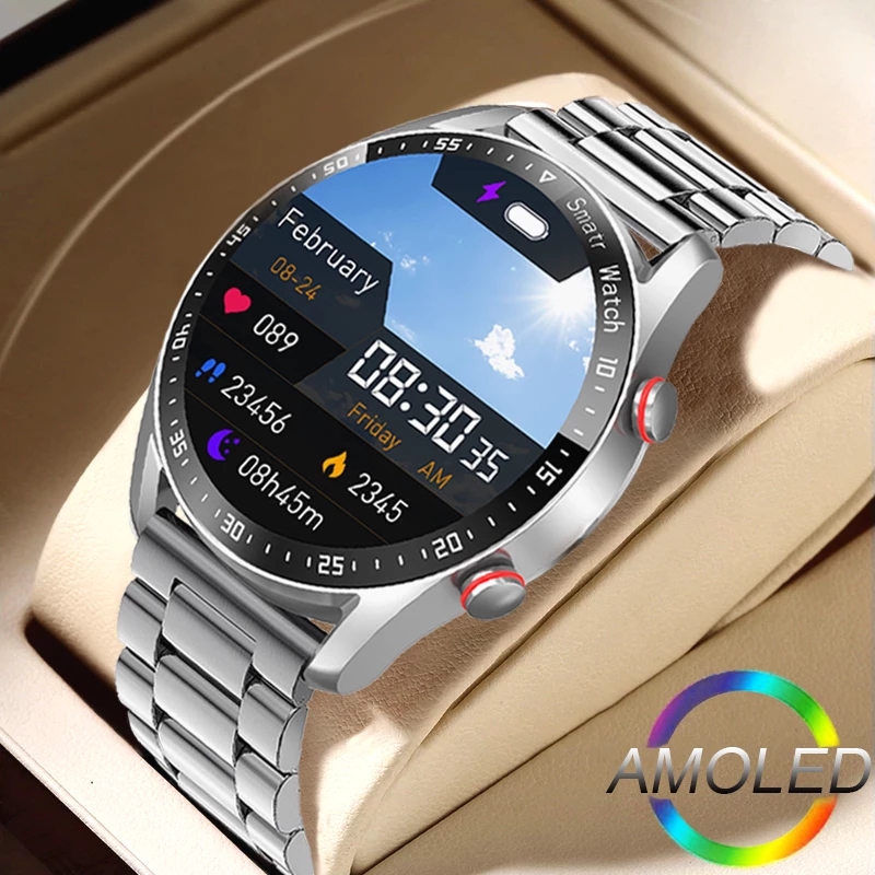ECG + PPG บลูทูธสมาร์ทนาฬิกาผู - Smartwatch Faces บทวิจารณ์และราคา