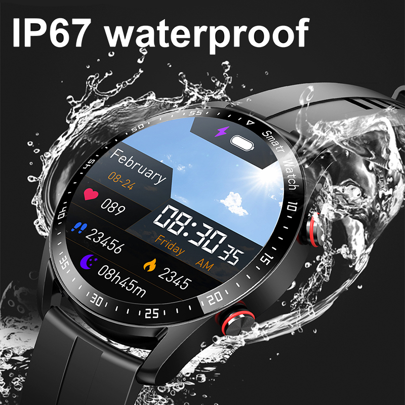 ECG + PPG บลูทูธสมาร์ทนาฬิกาผู - Smartwatch Faces บทวิจารณ์และราคา