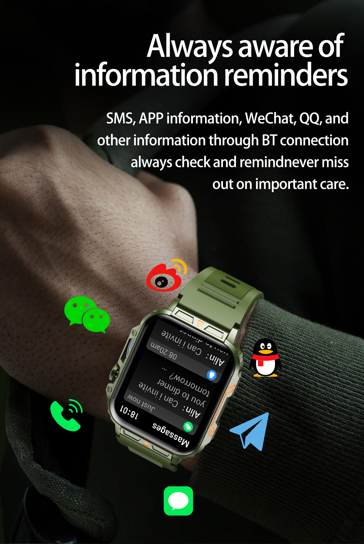 1.91สมาร์ทวอทช์สำหรับผู้ชาย, ส - Smartwatch Faces บทวิจารณ์และราคา