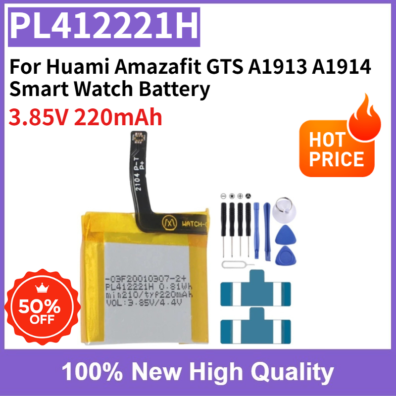 PL412221H 3.85V 220mAh แบตเตอร - Smartwatch A1914 บทวิจารณ์และราคา