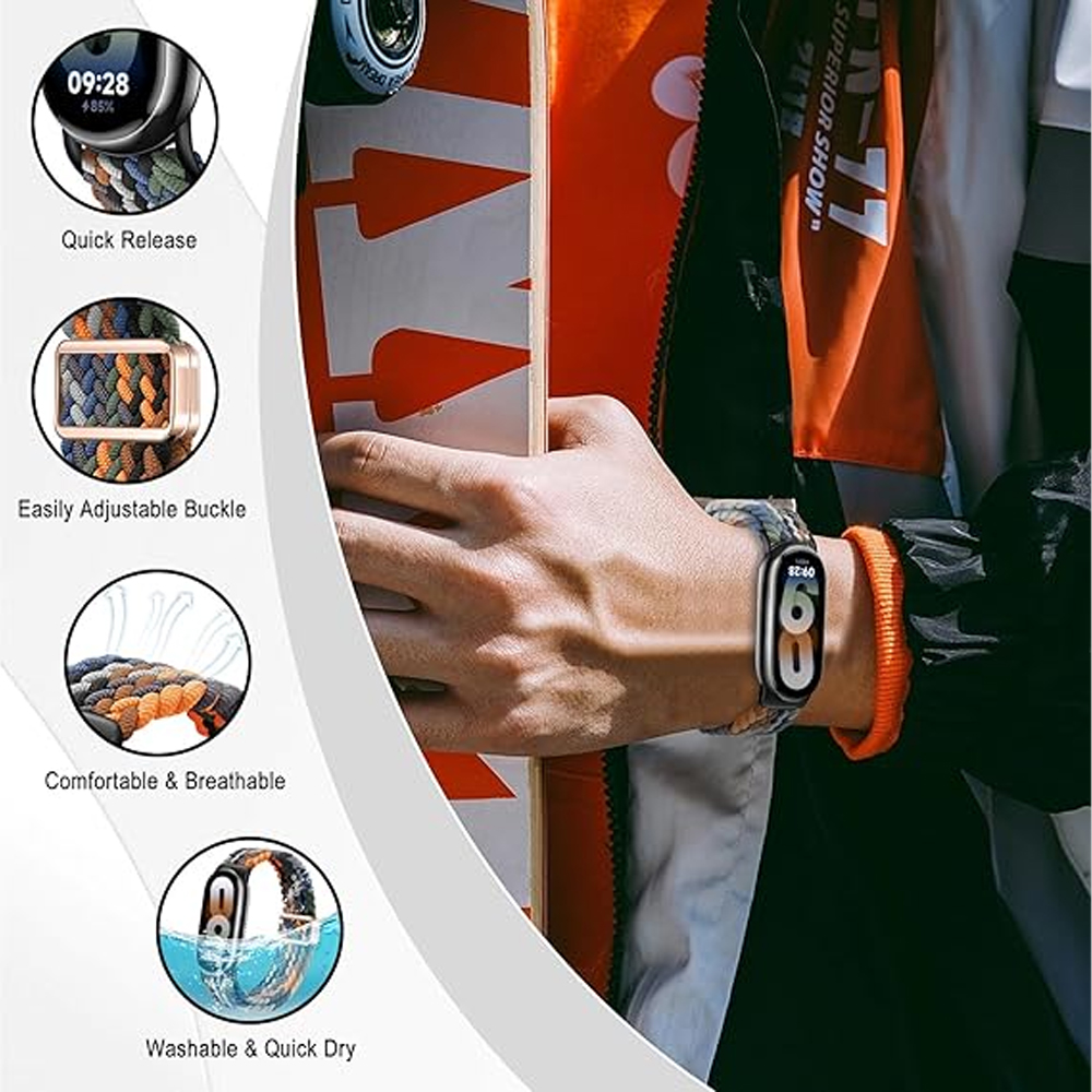 สายรัดข้อมือสำหรับ Xiaomi Mi B - Solo Loop Strap บทวิจารณ์และราคา
