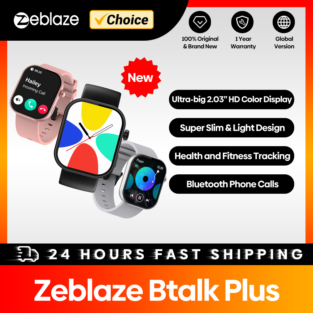 ใหม่ Zeblaze Btalk Plus โทรด้ว - Smartwatch Face บทวิจารณ์และราคา