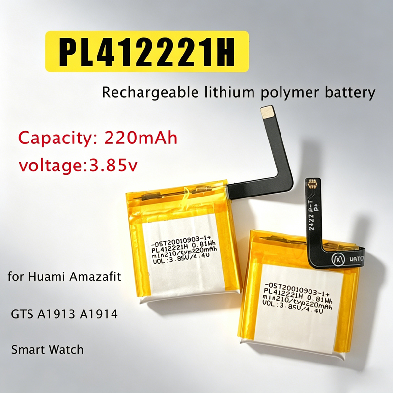 แบตเตอรี่แบบชาร์จได้ PL412221H - Smartwatch A1914 บทวิจารณ์และราคา