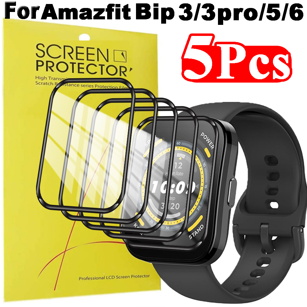 1-5Pcs HDป้องกันหน้าจอสําหรับH - Amazfit Smartwatch Accessories บทวิจารณ์และราคา