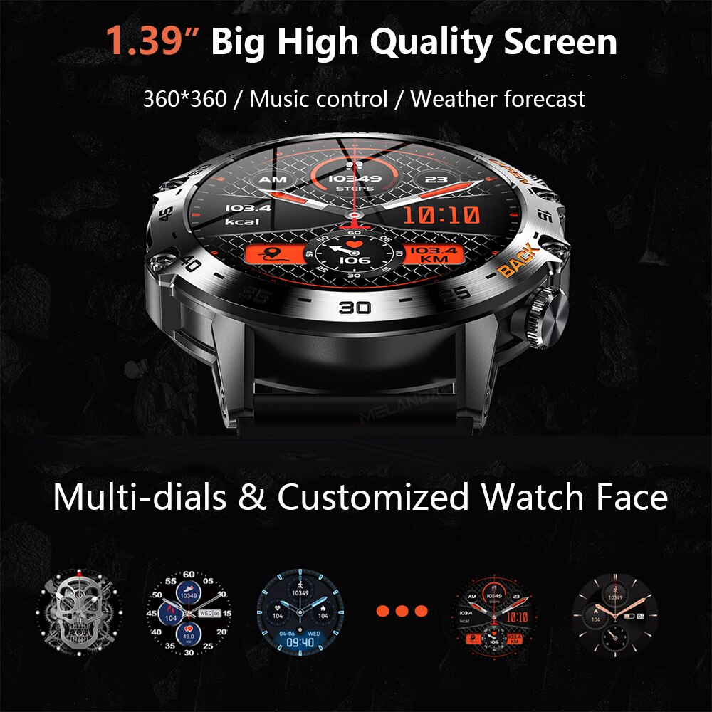นาฬิกาสมาร์ทวอทช์ MEVADEN Stee - Smartwatch Faces บทวิจารณ์และราคา