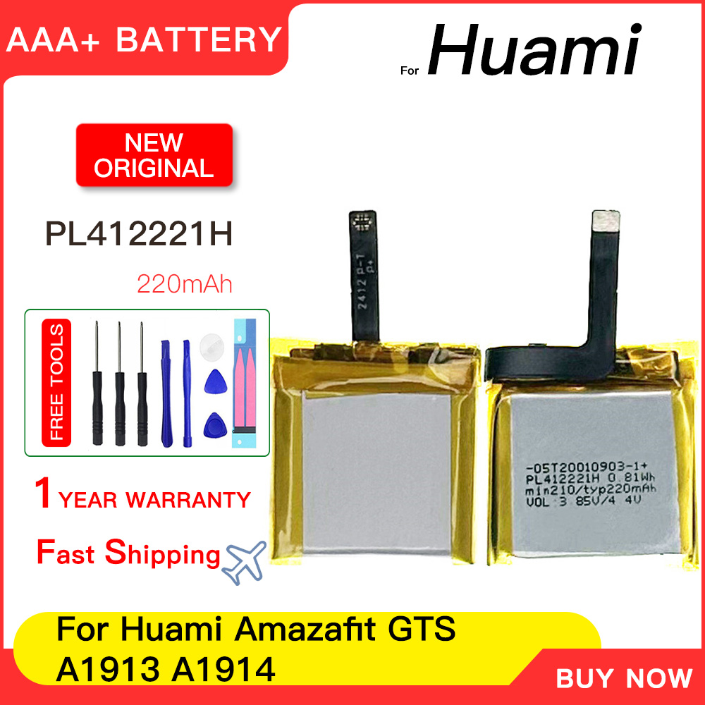 100% ของแท้ 220mAh PL412221H แ - Smartwatch A1914 บทวิจารณ์และราคา