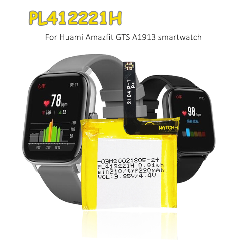แบตเตอรี่ PL412221H 220mAh 3.8 - Smartwatch A1914 บทวิจารณ์และราคา