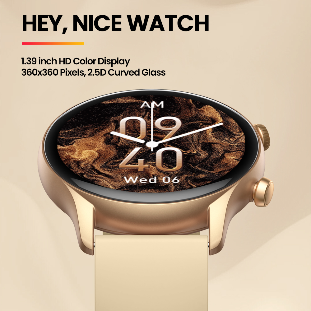 ใหม่ Zeblaze Btalk 3 Plus โทรด - Smartwatch Faces บทวิจารณ์และราคา