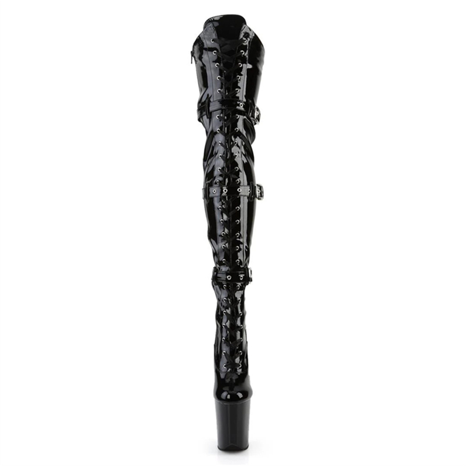 รองเท้าบูทยาวถึงเข่าสูง 20 ซม. - Leather Classic Strap บทวิจารณ์และราคา