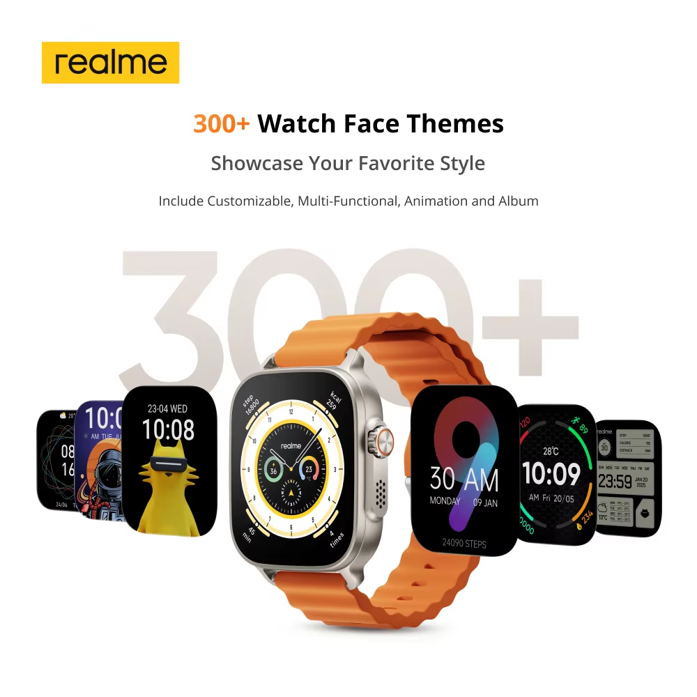 realme watch 5 รุ่น Global หน้ - Smartwatch Faces บทวิจารณ์และราคา