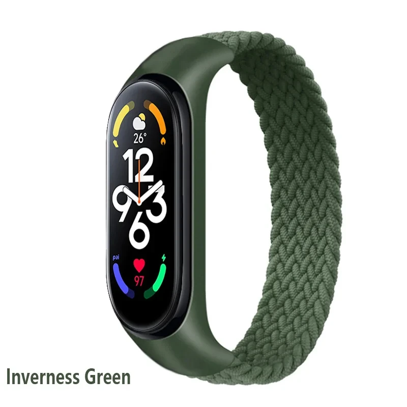 สําหรับMi band 7 8 6 5 ไนลอนSo - Solo Loop Strap บทวิจารณ์และราคา